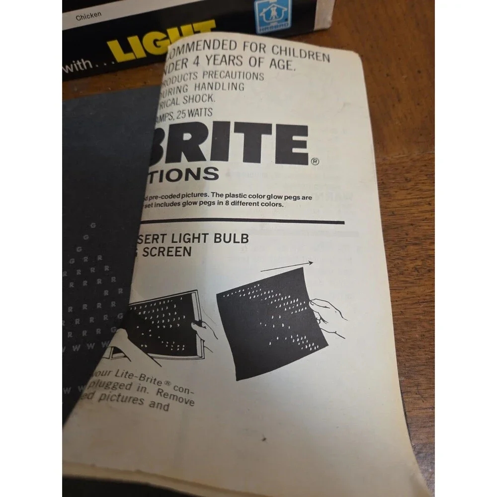 Hasbro lite brite